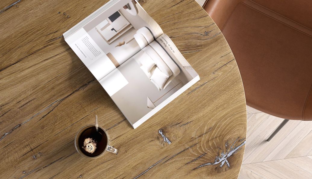 В интерьере