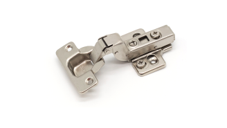  - Петля с доводчиком вкладная, 110гр, рег.эксц., планка, 3D, шуруп, H=0, ClipOn, GENESIS GELONY