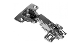  - Петля без доводчика накладная, 110гр, без рег.эксц., планка, шуруп, H=2, SLIDE-ON никель, GELONY