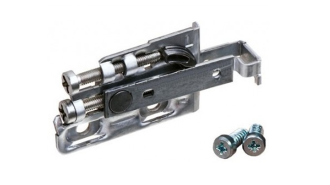  - Навес, верхн база, металл без заглушек, лев, саморез, 90кг на 2шт, 250шт/кор, Scarpi-4 HAFELE