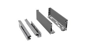  - Комплект ящика 95х450 Push-Open, графит, полн. выдвиж., (4 уп/кор), серия LX, TALISMAN