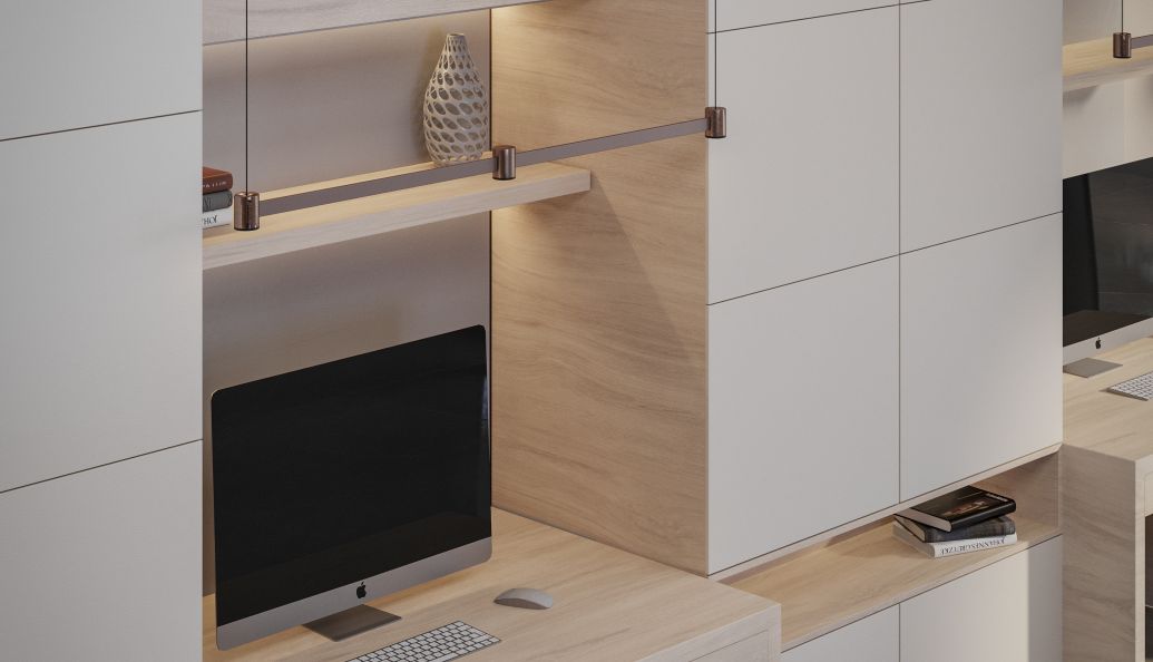 В интерьере