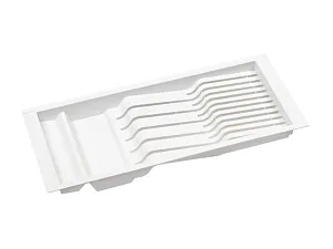  - Лоток для ножей 5 отд, 206,5х480-444х45 мм белый, 12шт/кор, TRAYBOND GELONY
